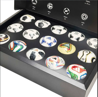 Colección Histórica de Balones de la Copa del Mundo Edición Coleccionista (15 Piezas)